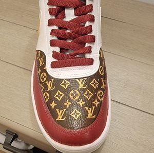 Womens size 8 custom painted Nikes